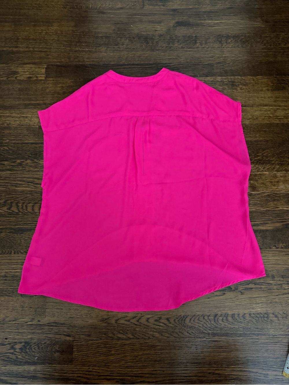 torrid Hot Pink Zip-Front Short Sleeve Blouse - Picture 2 of 6